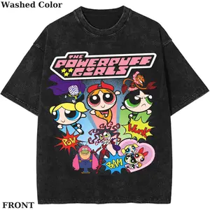 Vintage #Powerpuff Girls POW BAM Grahic T-Shirt, Y2K Powerpuff Shirt, Unisex Graphic Tee, Heavy Lifting Shirt, Gym Shirt, Gift for Fan #Powerpuffff, Youth & Adult Shirt