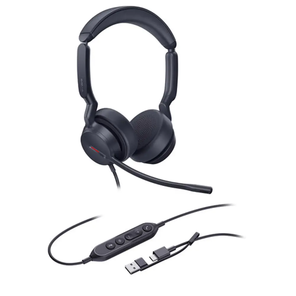 Yealink UH44 Stereo USB-C/A Headset for Unified Communications