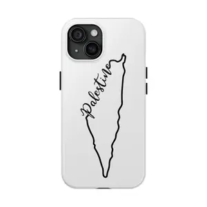 Palestine map Tough Phone Cases
