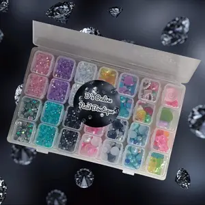 28 Grid Flatback Gems Storage Box