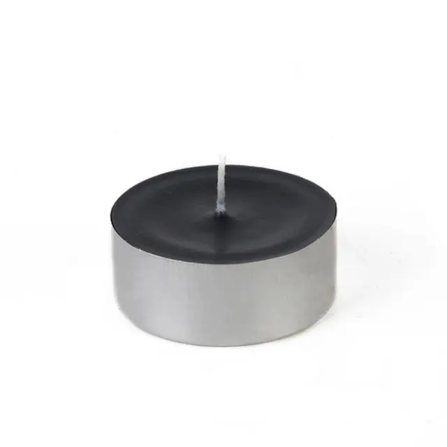 12-Piece Traditional Black Mega Oversized Citronella Mosquito Repellent Candles - Home Decor, Wedding Centerpieces, After Dark Dining Accents, Tea Light Alternatives Box Set, 8 Hours, Box Pack