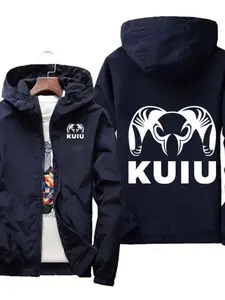 Kuiu Hooded Windbreaker, Outdoor Hunting Brand Jacket, Slim-Fitting Casual Style, Perfect for Hunters & Adventure Enthusiasts