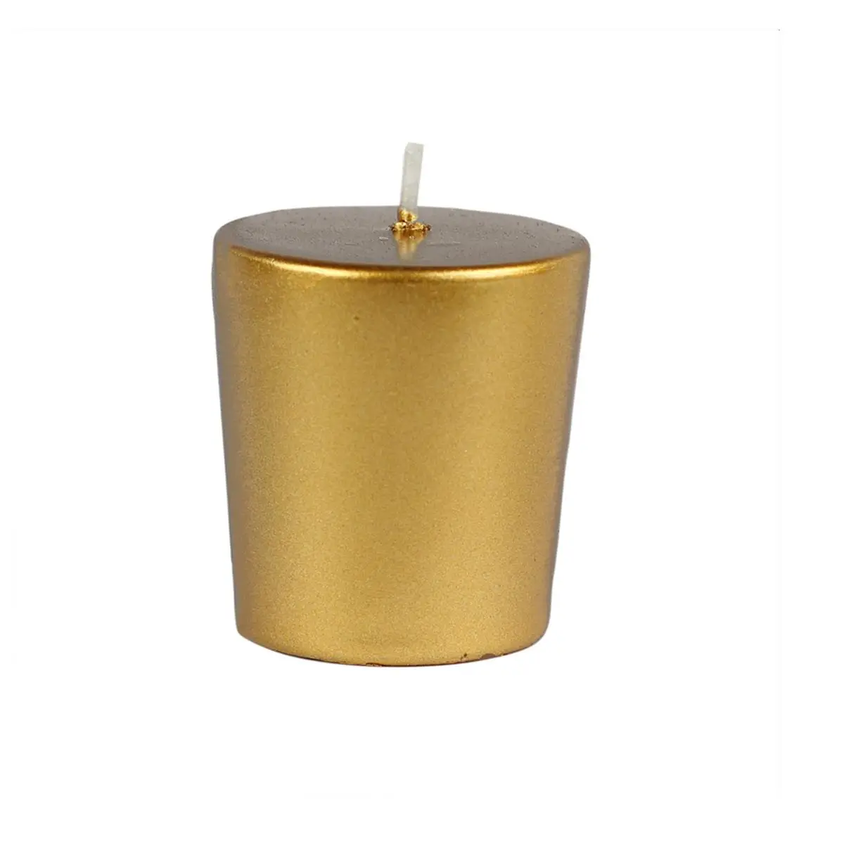 Votive Candles, Metallic Bronze Gold - 12 Piece per Box