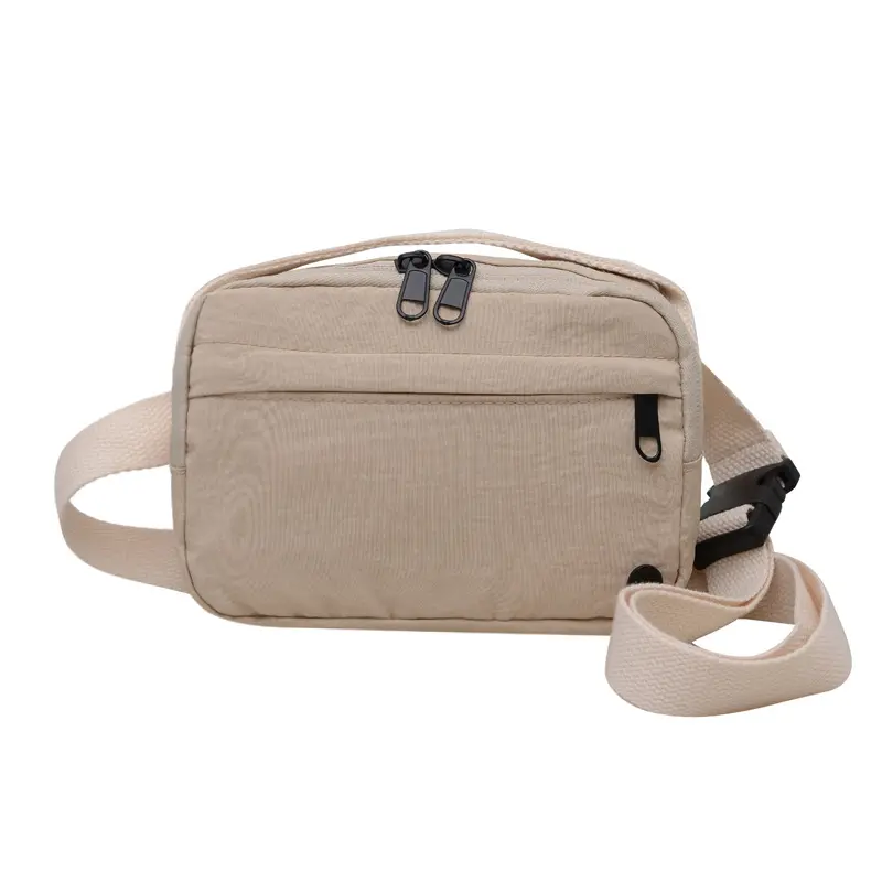 BIGWIG Nylon Crossbody Bag - Japanese Style Unisex Multi-Function Utility Chest Pack, Multi-Pocket for Daily Commute, Women's Crossbody & Shoulder Bags for Everyday, Everyday Bag