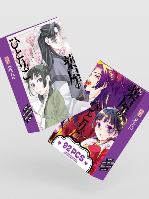 92pcs Photo Cards, Drug House Girl Dual-Sided Small Cards, Lomo Cards, Anime Peripheral Collection Box, Collectible Card Set