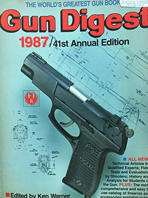 USED Book - Gun Digest, 1987, 41st Edition by Ken Warner (Paperback) - english