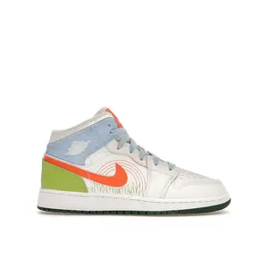 Jordan Kid's 1 Mid SE Stitch, from StockX