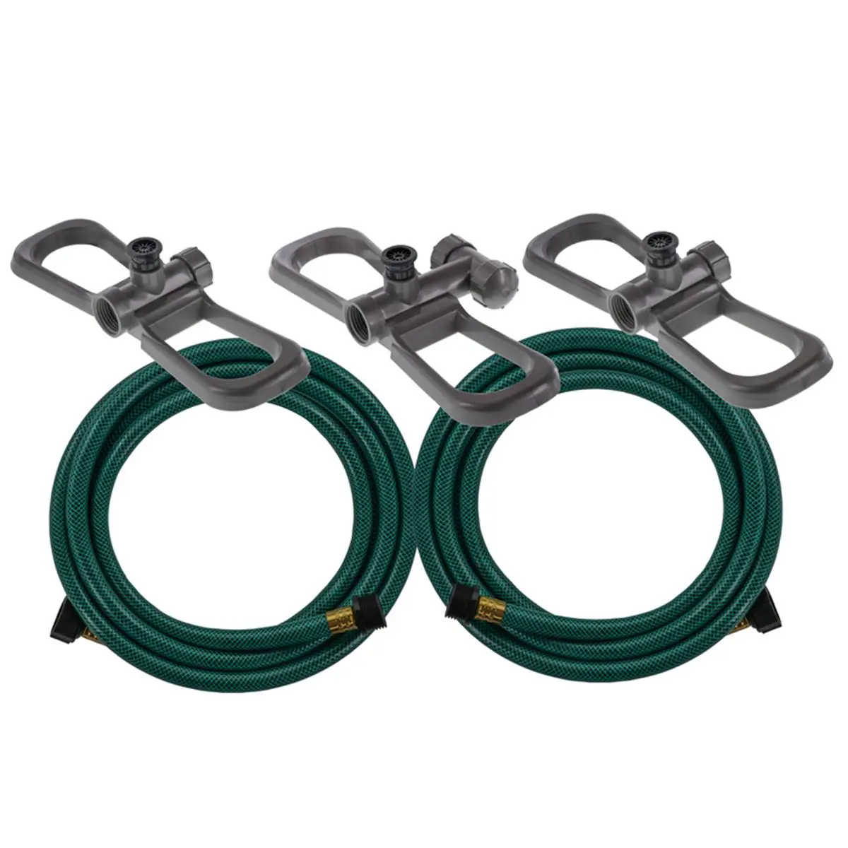 Orbit Plastic Sprinkler Set - Adjustable Spray, Full-Circle Pattern, 2100 sq. ft. Coverage, Expands Coverage, 2.7 lbs., 70 psi Garden Watering Irrigation System