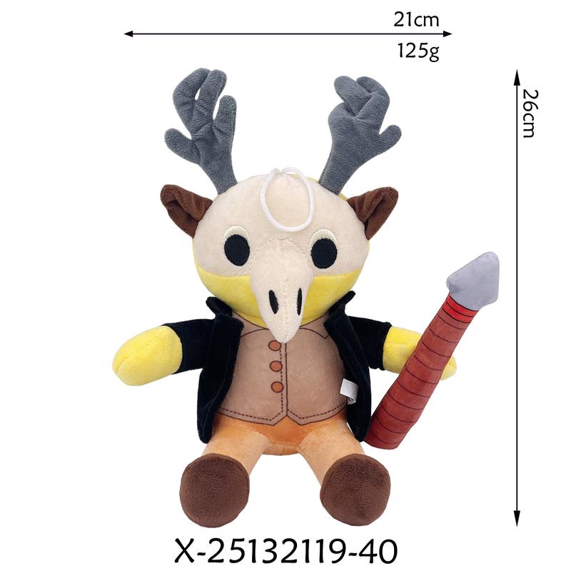 99 Nights Plush, 99 Nights Deer Monster Stuffed Animal 14.2 Inches, Halloween, Easter, Birthday Surprise Gifts for Boys, Girls, and Game Fans