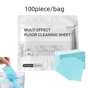 1/2/3 Packs Multi-Surface Floor Cleaning Tablets, 100Pcs/Bag Concentrated Cleaner & Polish for Hardwood, Laminate, Tile and RV Surfaces, Mild Scent, Antibacterial Deodorization & Maintenance, Home Essential
