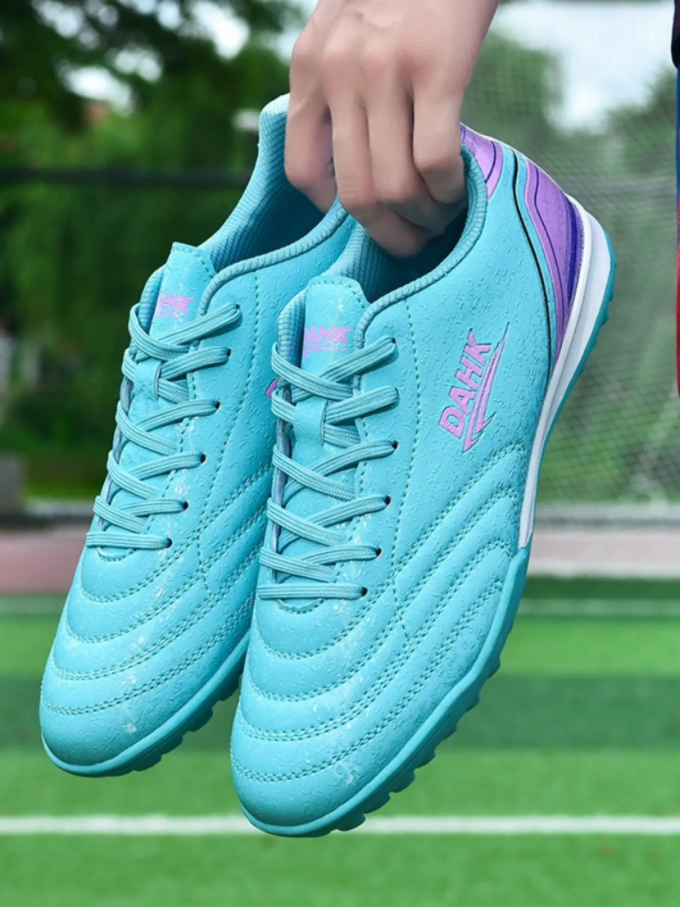 1 Pair Couples Turf Soccer Cleats | Tech Sport Style | Tough Durable Upper + Multi-Directional Studs | For Amateur Leagues / Hard Turf / Streetwear