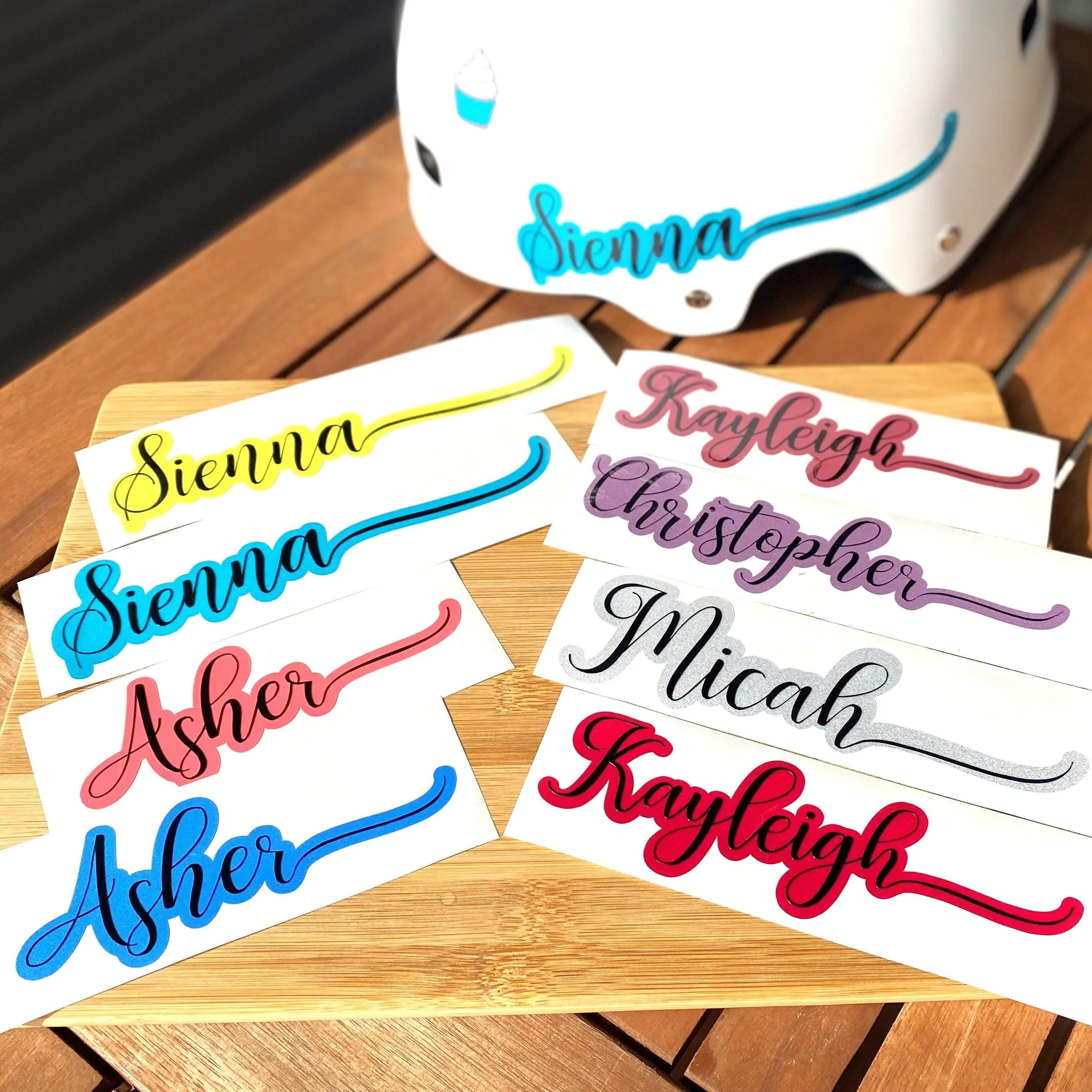 PERSONALIZED REFLECTIVE DECALS