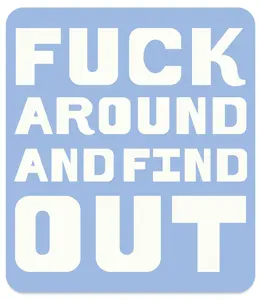 "Fuck Around and Find Out" Fridge Magnet