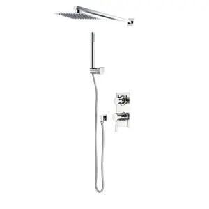 Wall Shower Unit with Handshower in Chrome