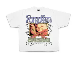 Blur Face Drop Shoulder Tee