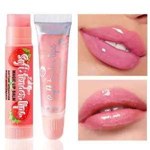 Zaidoc LIP GLOSS + LIP BALM Hydrating Lip Balm Non-Greasy Formula Long-Lasting Hydration Fresh Scent Korean Skincare Kbeauty Comfort Glossy Lipgloss Makeup - Moisturizer