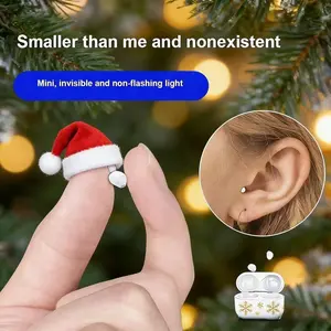 Invisible Earphone Mini Earbuds Wireless Earbuds Invisible Earphones Mini Headphones Bluetooth TWS Wireless Sleepwith Microphone HD Call Semi-In-Ear Earbuds Noise Reduction Audio Electronic Headset The Perfect Christmas Gift And New Year Gift