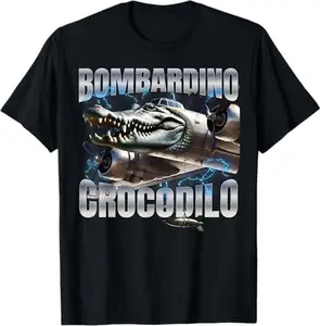 Italian Brainrot Bombardino Crocodilo T-Shirt