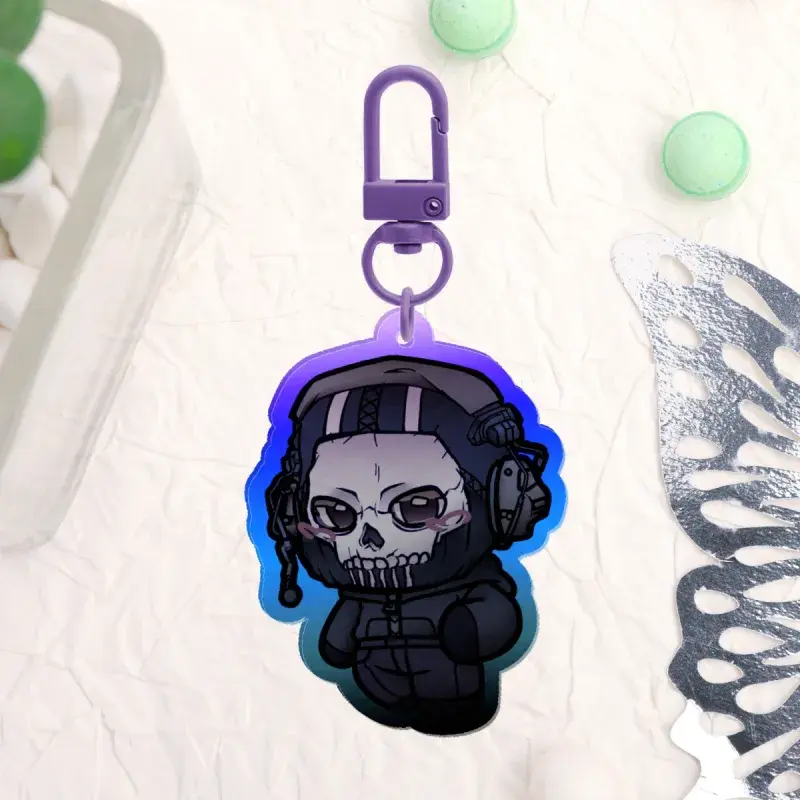 COD Ghost Acrylic Keychain! Birthday Gifts Accessories Bags