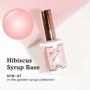 Kokoist X Nail Thoughts Tinted Base Gel - NTB-47 HIBISCUS SYRUP BASE Builder Gel Base