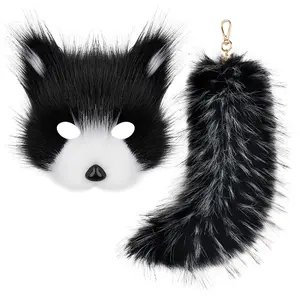 Fox Mask & Furry Tail Set – Soft, Lightweight Cosplay Accessories for Women | Stylish & Comfortable for Halloween and Costume Events