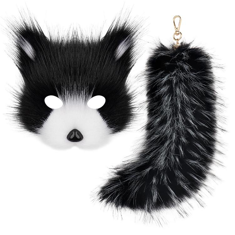 Fox Mask & Furry Tail Set – Soft, Lightweight Cosplay Accessories for Women | Stylish & Comfortable for Halloween and Costume Events