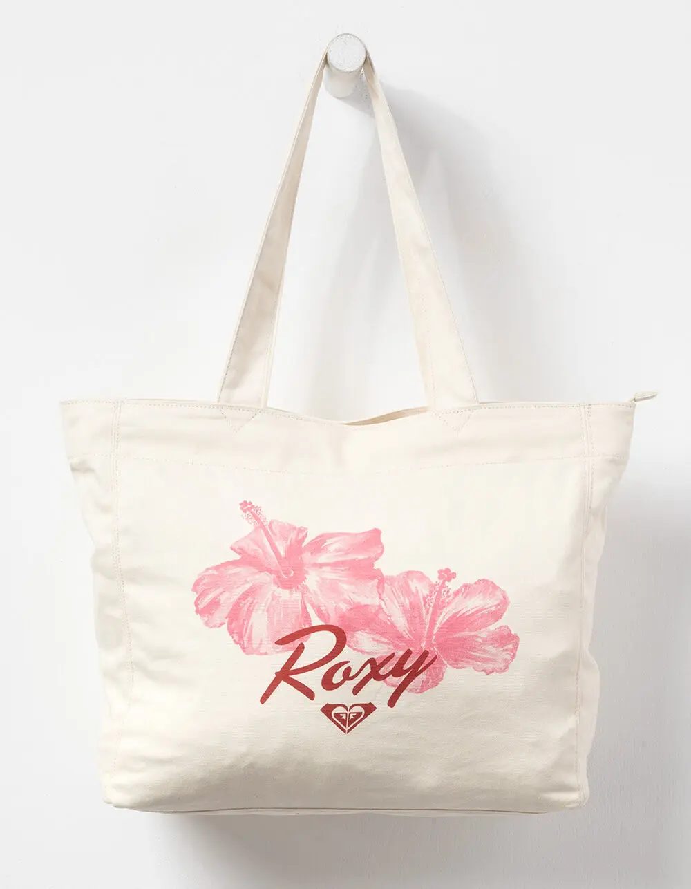 ROXY Hibiscus Womens Tote Bag, Beige