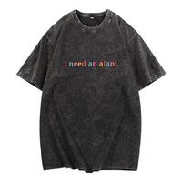 Washed T-shirt-Black