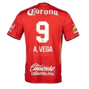 Toluca Alexis Vega #9 Jersey 2025 2026 – Liga MX Football Shirt, Mexico Soccer Jersey for Men and Women, Fan Gift Apparel