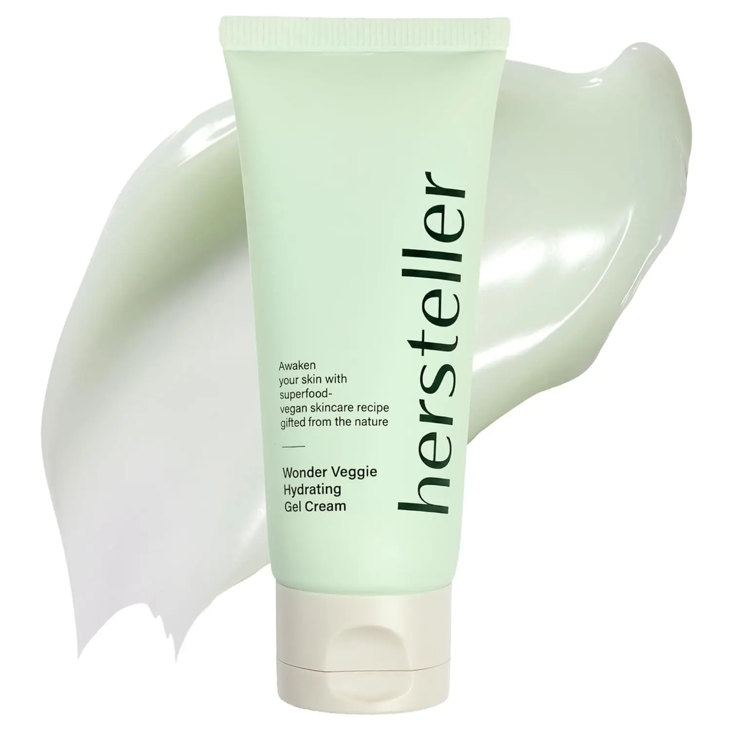 hersteller Wonder Veggie Hydrating Gel Cream, Vegan K-Beauty Face Moisturizer with 72% Kale Extract, Lightweight Non-Sticky 24H Hydration for Sensitive Skin, Value Size, 2.7 fl oz / 80ml