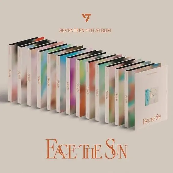 SEVENTEEN – Face the Sun [Carat Ver.] | Official K-Pop CD Album | Random Member Version | Hardcover Binder + 24 Photo Booklet + 4 Random Photocards + Lyric Book | HOT.
