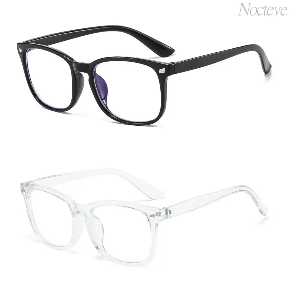 Blue Light Blocking Glasses for Screen Use, Anti-Glare Computer & Gaming Eyewear with HD Polycarbonate Lenses, Lightweight Stylish Frames for Men Women, Eye Strain Relief for Work, Study, Phone & Laptop Use outdoorfun