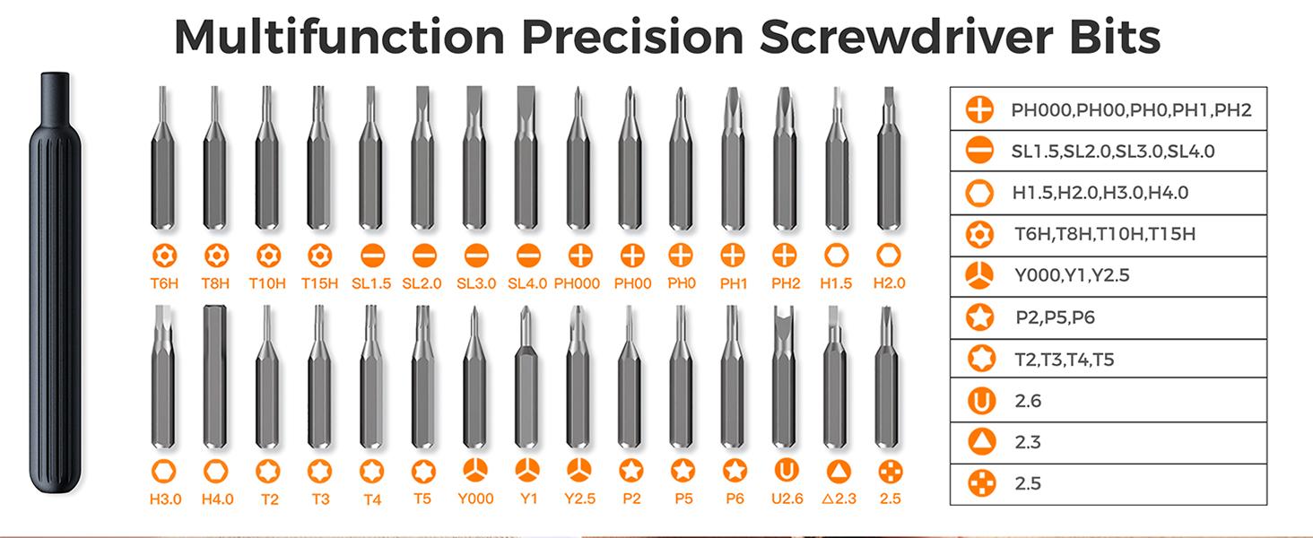 VMYTH 31 in 1 Mini Precision Screwdriver Set MS2 , Magnetic Small Tool Kit for Phone,Laptop,PS5, Switch,Glasses,Watch,screwdriver set SetHome Repair Tool Box