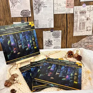 Under The Sea Design Scrapbooking Paper Pad, 12 Sheets Scrapbooking Supplies, DIY Scrapbooking Kit, Collage Art, Greeting Cards