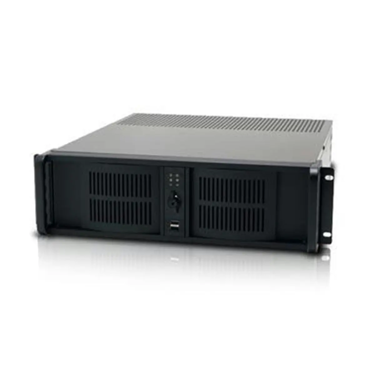 Istarusa D-300-Fs 3U Form Factor Rackmount Chassis for Web Servers - Front Mount PSU, High Density Storage, 2 x 5.25" Storage Bays Compatibility, Storage Bay