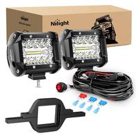 Led Pods + 2" tow hitch +Wiring Harness