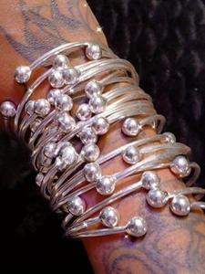 boho style bangles, fashionable bangles bracelets for women & men, trendy all-match & exquisite beaded jewelry accessories for birthday gift