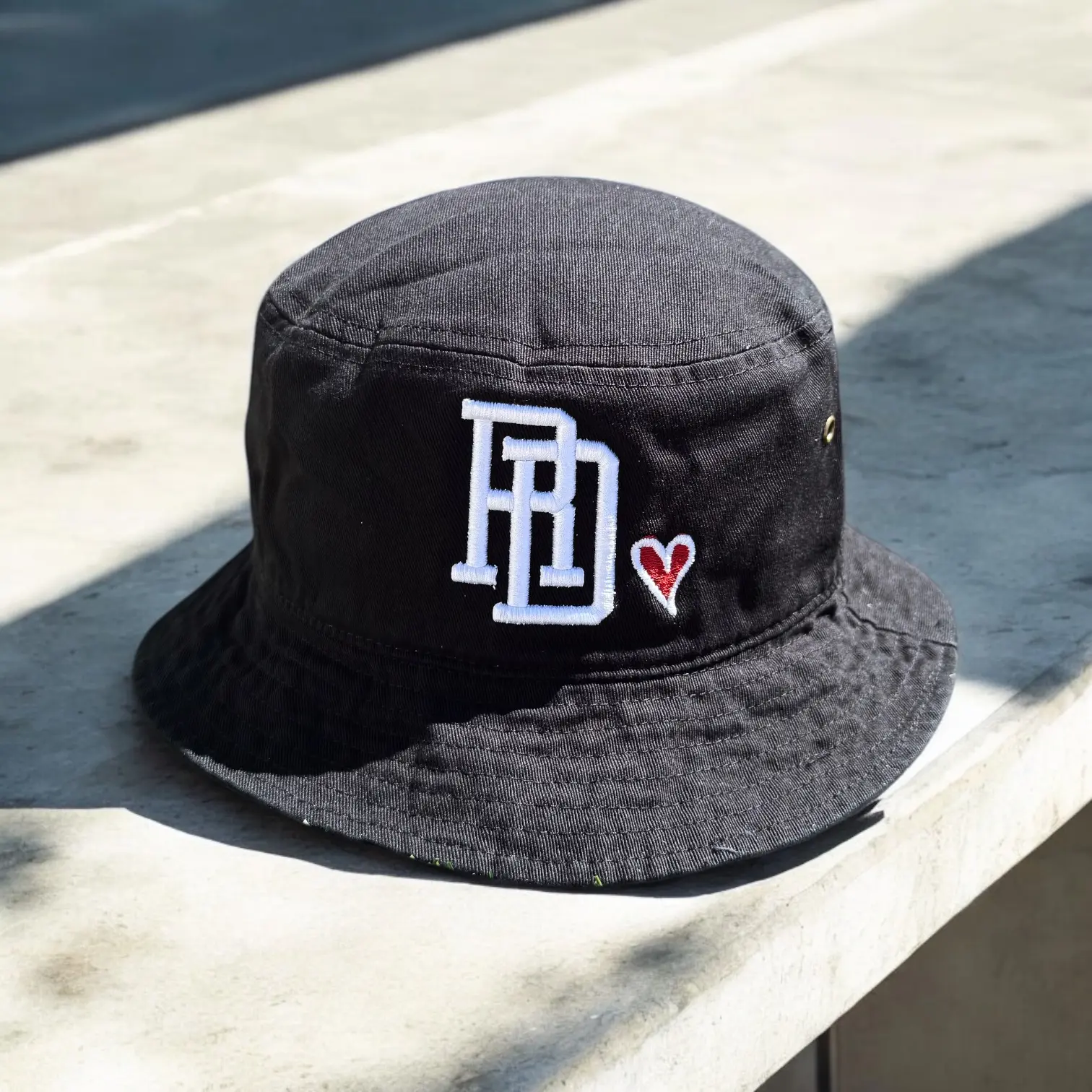RD Heart Bucket Hat - 100% Cotton Unisex Bucket Hat Available in Small/Medium & Large/X-Large