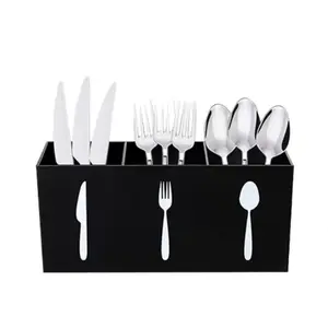 Multifunctional Kitchenware Kitchen Utensil Storage Box, Durable Ps Material, Modern Space-Saving Design, Ideal for Home & Restaurant Use