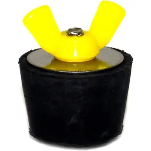 1 1/4 inch Commercial Quality Expansion Pipe Plug with Steel and Nylon Wing Handle #7