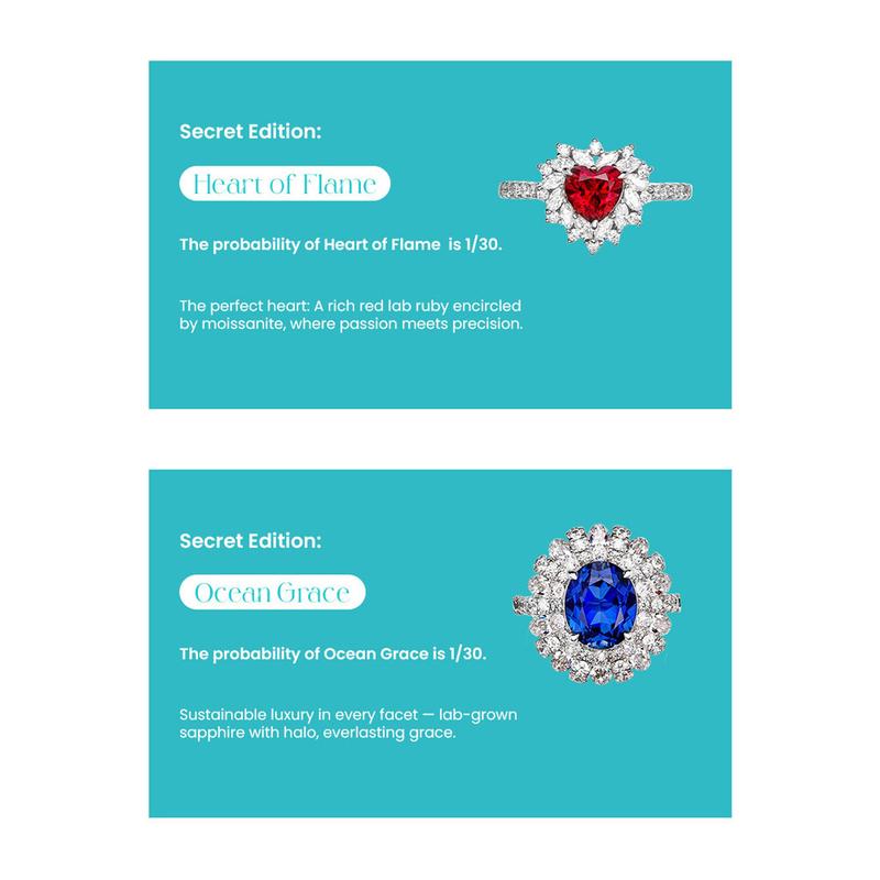 Fizz and Rizz by Yorkett Jewelry Mystery Box of Sterling Silver Sized Rings - 925 Sized Rings Surprise Jewelry - Secret Box - Bubble Bomb - Fun Gift for Parties Unique Set Adventure