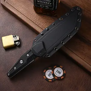 Sturdy Build Multipurpose Kitchen Utility Knife, Wear-resistant Textured Handle Cooking Knife with Hard Shell Carry Sheath for Daily Home Cooking