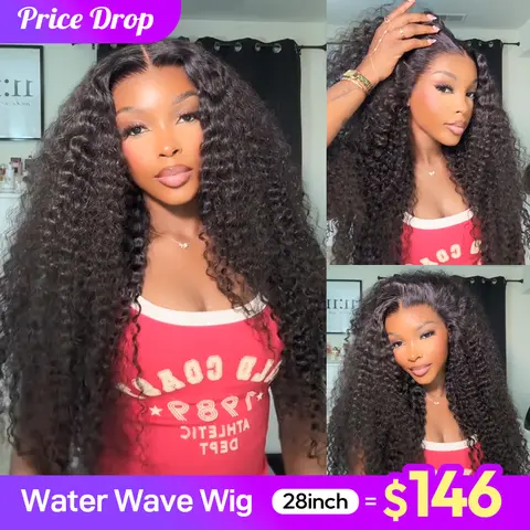 【TOP】FORGIRL FOREVER Water Wave 13x6 Wear Go Glueless Wig With Drawstring Effortless Install Ear To Ear 99J Water Wave Lace Frontal Wig Beginner Friendly Wig #tiktokshopstockup