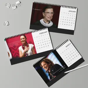 Well-Behaved Woman Desktop Calendar 2025, Feminist Calendar 2025, Happy New Year Calendar