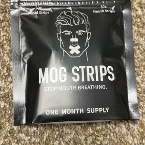 Product Review of Mog Strips, one month supply, for sleep, exercise, mouth tape, nose tape, strips, long lasting adhesive, yoga, gym, comfort Comfort Skincare Comfort Skincare Outdoor Sport from **