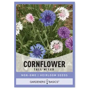 Cornflower (Bachelor Button) Tall Mixed Seeds