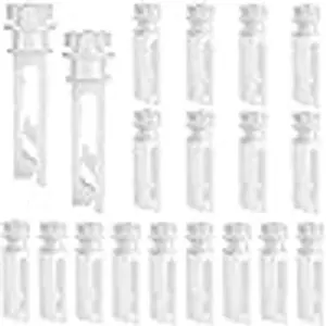 12Pcs Vertical Blind Replacement Parts Repair Tabs White Stems for Window Carrier Vertical Blinds Curtain Accessories