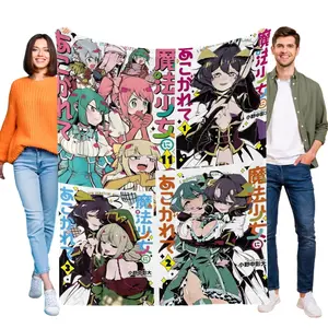 Throw Blanket for Gushing over Magical Girls Bed Couch Soft Warm Flannel Blanket for Kids Boys Girls Gifts Home Decor 50x60 Inch