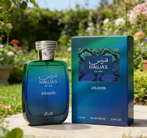 Hawas For Him Atlantis Eau de Parfum for Men | Fresh & Modern Long-Lasting Scent | 100ml 3.38 fl oz