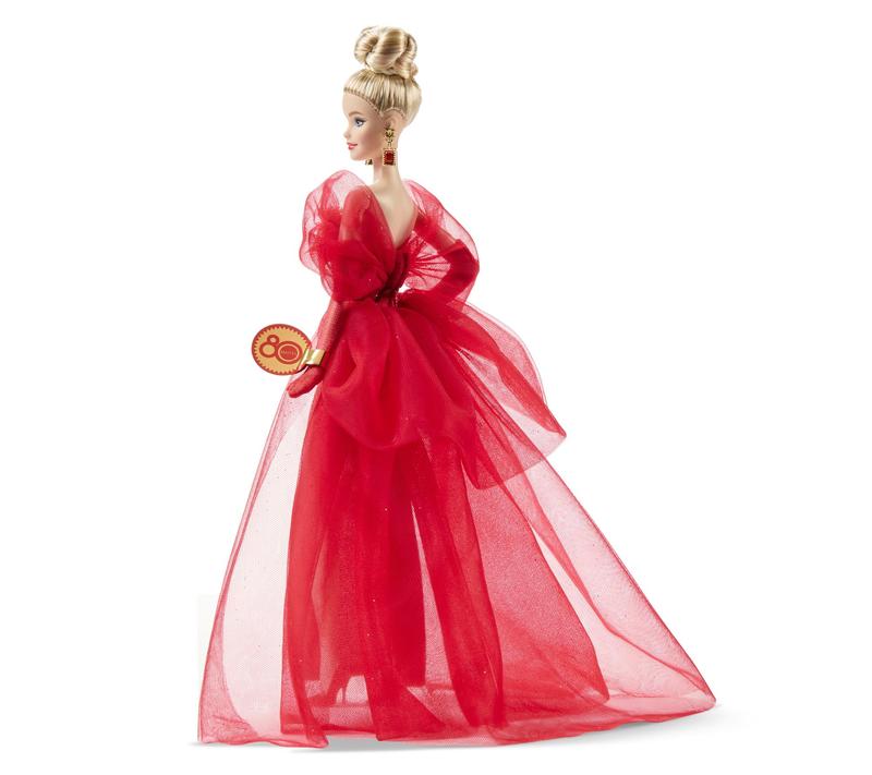 Barbie Mattel 80th Anniversary 13" Doll with Collectors Box